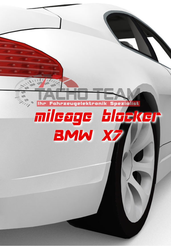 mileage stopper BMW X7