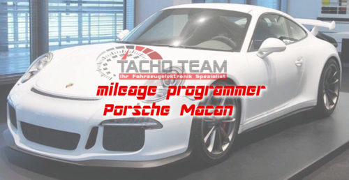 mileage stopper Porsche Macan